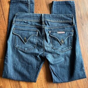 Hudson Jeans Dark Wash Skinny Stretch Denim Flap Pocket Women’s 27